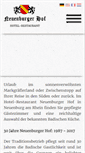 Mobile Screenshot of neuenburger-hof.de